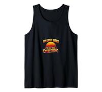 Solo Estoy aquí para Pagar por Todo lo Divertido, Retro, papá, mamá Camiseta sin Mangas