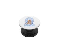Solo Estoy aquí para ser cacheado, Gato, Gatito, Divertido Intercambio de Aeropuerto PopSockets PopGrip Adhesivo