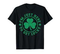 Solo Estoy aquí para Tener Suerte de trébol Angustiado St Patricks Camiseta