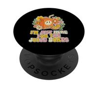 Solo Estoy aquí para The Juice Boxes Soccer Parent PopSockets PopGrip Adhesivo