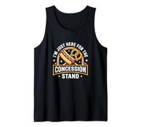 Solo Estoy aquí para un fanático del sóftbol en el Puesto de Comida Camiseta sin Mangas