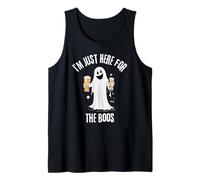 Solo Estoy aquí para Ver el Divertido Halloween de Boos Ghost Camiseta sin Mangas