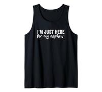 Solo Estoy aquí por mi Sobrino, Gracioso Dicho, tía tío Camiseta sin Mangas