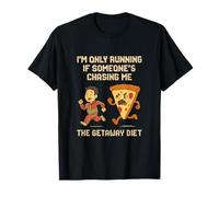 Solo Estoy Corriendo si Alguien me persigue el Humor del Gimnasio Camiseta