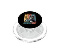 Solo Estoy Hablando con Jesús Hoy café Cristiano Gato Negro PopSockets PopGrip para MagSafe