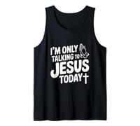 Solo Estoy Hablando con Jesús Hoy Cristiano Divertido Camiseta sin Mangas