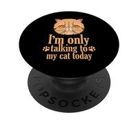 Solo Estoy Hablando con mi Cat Today Persian Cat PopSockets PopGrip Adhesivo