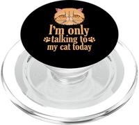 Solo Estoy Hablando con mi Cat Today Persian Cat PopSockets PopGrip para MagSafe