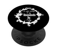 Solo Estoy Hablando con mi Perro Sheepadoodle Hoy Estilo Vintage PopSockets PopGrip Adhesivo