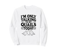 Solo Estoy Hablando con mis codornices Hoy Sudadera