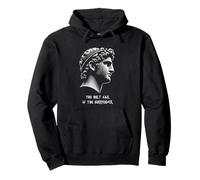 Solo fallas si te rindes. Batalla Masculinidad Dios griego Sudadera con Capucha