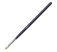 Solo Goya - Pincel sintético de pelo dorado, uso universal, con ribete de fibras sintéticas doradas, adecuado para pintura al óleo y acrílica, pincel para lengua de gato, tamaño 2