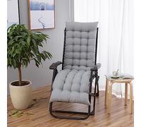 (Solo incluye el cojín del asiento, no hay otros artículos) Cojín de repuesto para silla de estar al aire libre, cojín grueso antideslizante para patio con respaldo alto, 53 x 170 cm, almohadilla