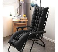 (Solo incluye el cojín del asiento, no hay otros artículos) Cojín de repuesto para silla de salón exterior grueso antideslizante almohada de patio 53 x 170 cm con respaldo alto suave cojín de asiento