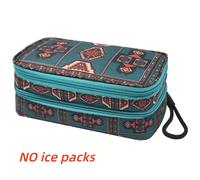 [Sólo la ] Bolsa de viaje para insulina de capa, estuche organizador de medicamentos para diabéticos para jeringas de insulina, glucómetros y suministros, bolsa de almacenamiento portátil de estilo