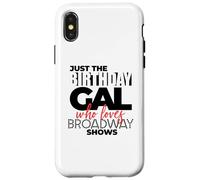 Solo la Chica de cumpleaños Que ama Nueva York Broadway Carcasa para iPhone X/XS