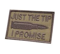 Solo la punta lo prometo Coyote Tan Parche Táctico de Moral del Ejército USA para Gorra