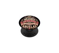 Solo Las Mejores Abuelas Cita Corona Gráfico Hijo Español PopSockets PopGrip Adhesivo