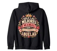 Solo Las Mejores Abuelas Cita Corona Gráfico Hijo Español Sudadera con Capucha