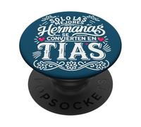 Solo Las Mejores Hermanas Se Convierten En Tías Futura Tia PopSockets PopGrip Intercambiable