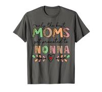 Solo Las Mejores mamás ascienden a Nonna Leopard Printed Camiseta