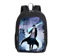 Solo Leveling Anime Mochila para niños - Mochila escolar con impresión 3D y compartimento grande, espalda amigable y ligera, Stlye-10, 16Inch