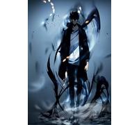 Solo Leveling: Aura Farming Journal & Mindfulness Planner - 300+ Pages, A5 Hardcover, Sung Jinwoo, Shadow Monarch, | Perfect Gift for Women, Men, ... leveling Fans (Travel-Friendly, Thick Paper)