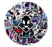 Solo Leveling Pegatinas de Dibujos Anime Prueba Agua Pegatinas,100 Piezas Pegatina para Equipaje Botella Laptop Phone Case Skateboard Niños Adolescentes y Adultos