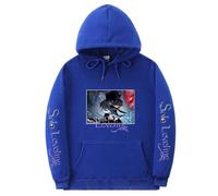 Solo Leveling Sudadera con capucha unisex - Sudadera con capucha para jóvenes fans del anime, Azul 3, XXS