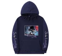 Solo Leveling Sudadera con capucha unisex - Sudadera con capucha para jóvenes fans del anime, Azul Marino 3, 4XL