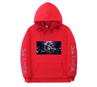 Solo Leveling Sudadera con capucha unisex - Sudadera con capucha para jóvenes fans del anime, Rojo 2, XL