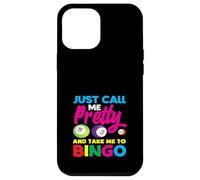 Solo llámame bonita y llévame al jugador de bingo Carcasa para iPhone 12 Pro Max