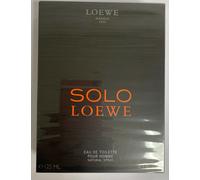 SOLO LOEWE EAU de TOILETTE Spray 125 ml RARE VINTAGE NEW FIRST EDITION