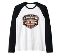 Solo los Mejores Hombres corren en su Carrera de Corredores de Viejos Setenta Camiseta Manga Raglan
