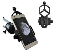 Solo Mark universal adaptador de teléfono y Mount Soporte de trípode para iPhone Sony Samsung Moto - Cámara de catalejo/Telescopio/Microscopio/Binocular