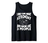 Solo Me Importa la Astronomía y 3 Personas Camiseta sin Mangas