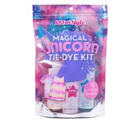 Solo mi estilo Magical Unicorn Tie-Dye Cree 15 proyectos de tinte de bricolaje DIVERSIN DIVERSIN O ACTIVIDAD DE FIESTA DE CUMPLEABADOR