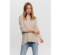 Sólo Mujer Cálido Jersey de Punto Manga Larga Cuello Redondo Suéter Elástico