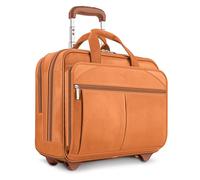 Solo New York Walker - Funda para portátil de 15.6 Pulgadas, Color Piel, 13 x 17 7, Walker - Bolsa de Piel para portátil