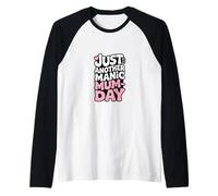 Solo Otra Vida de mamá maníaca Divertida para el Día de la Madre Camiseta Manga Raglan