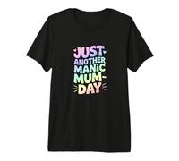 Solo Otra Vida de mamá maníaca Divertida para el Día de la Madre Camiseta Premium