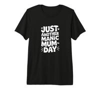 Solo Otra Vida de mamá maníaca Divertida para el Día de la Madre Camiseta Premium