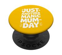 Solo Otra Vida de mamá maníaca Divertida para el Día de la Madre PopSockets PopGrip Adhesivo