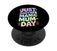 Solo Otra Vida de mamá maníaca Divertida para el Día de la Madre PopSockets PopGrip Adhesivo