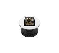 Solo Otro día Normal | Retro Bigfoot Capibara T-Rex PopSockets PopGrip Adhesivo