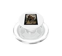 Solo Otro día Normal | Retro Bigfoot Capibara T-Rex PopSockets PopGrip para MagSafe