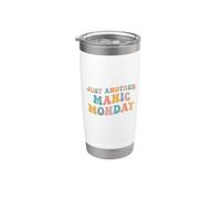 Solo otro lunes maníaco Meme Broma Amor Divertido amante del fin de semana Vaso térmico de acero inoxidable de doble pared
