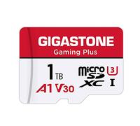 【Solo para Switch 1】 GIGASTONE Tarjeta de Memoria Gaming Plus de 1TB, Velocidad de hasta 150/120 MB/s, para Nintendo Switch 1, Steam Deck, Video 4K, A1 V30 U3 MicroSDXC con Adaptador SD