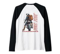 Solo PASEA. Sin Planes. Sin mapas. Sin Reglas. Camiseta Manga Raglan