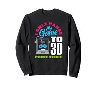 Solo pauso mi Juego para Imprimir Cosas en 3D Gamer Sudadera